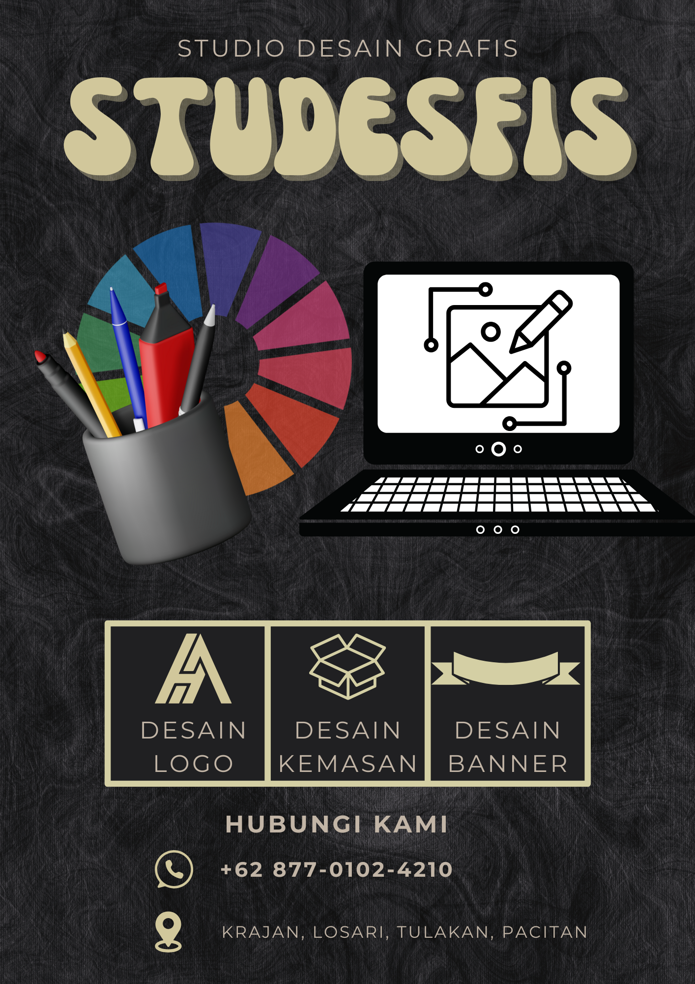 Foto Brosur promosi usaha Studio Desain Grafis
